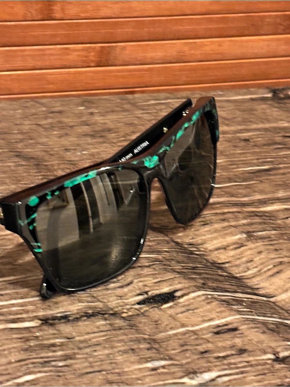 Bucci Aristocat Black & Green Sunglasses - Picture 8 of 8